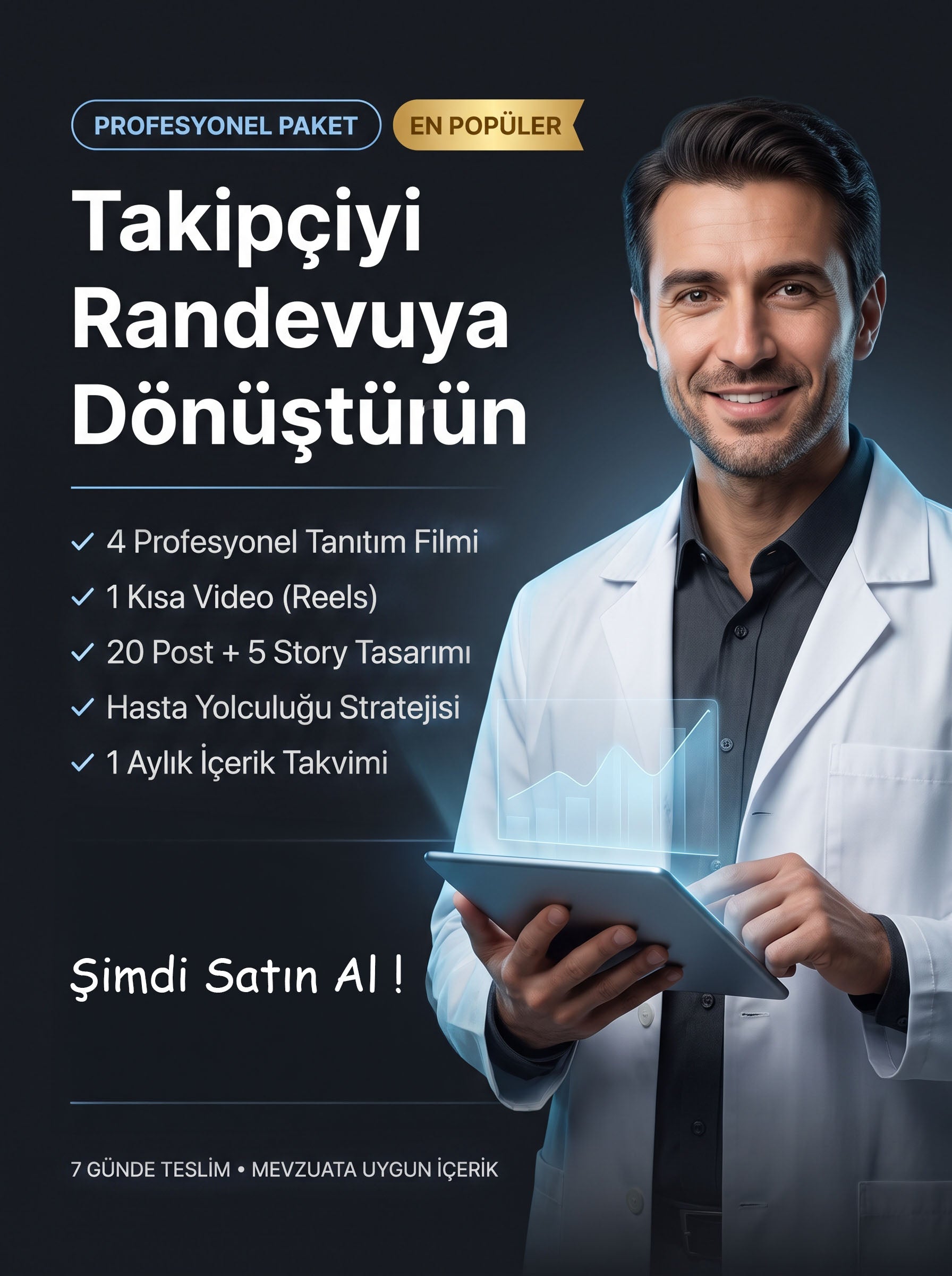 Doktorlar & Klinikler için Dijital Görünürlük Paketi