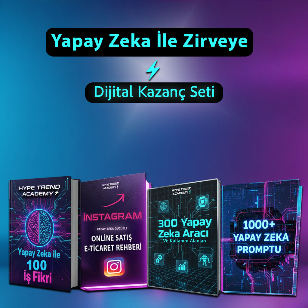 Yapay Zeka İle Zirveye - Dijital Kazanç Seti
